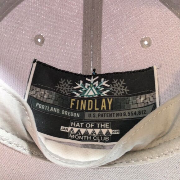 Findlay Logo Snapback Hat Stash Pocket Grey Portland Stampede Lace January 2019 - Picture 5 of 7